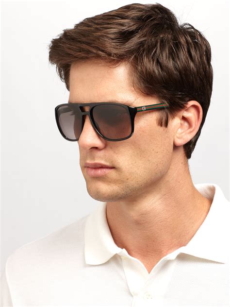 gucci sunglasses black mens|discount gucci sunglasses for men.